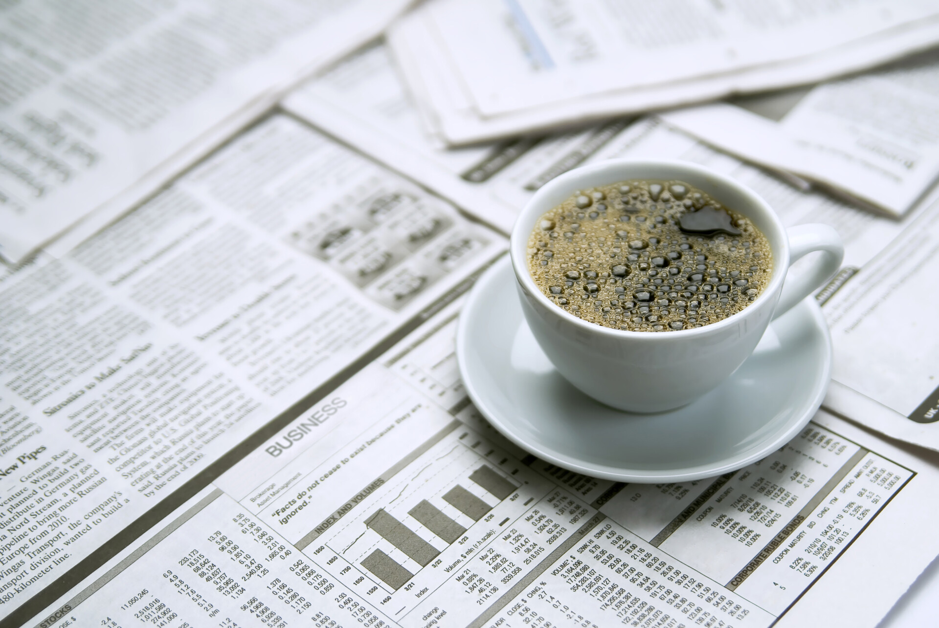 coffee-over-newspaper systems