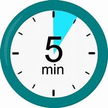 5 minute clock timer