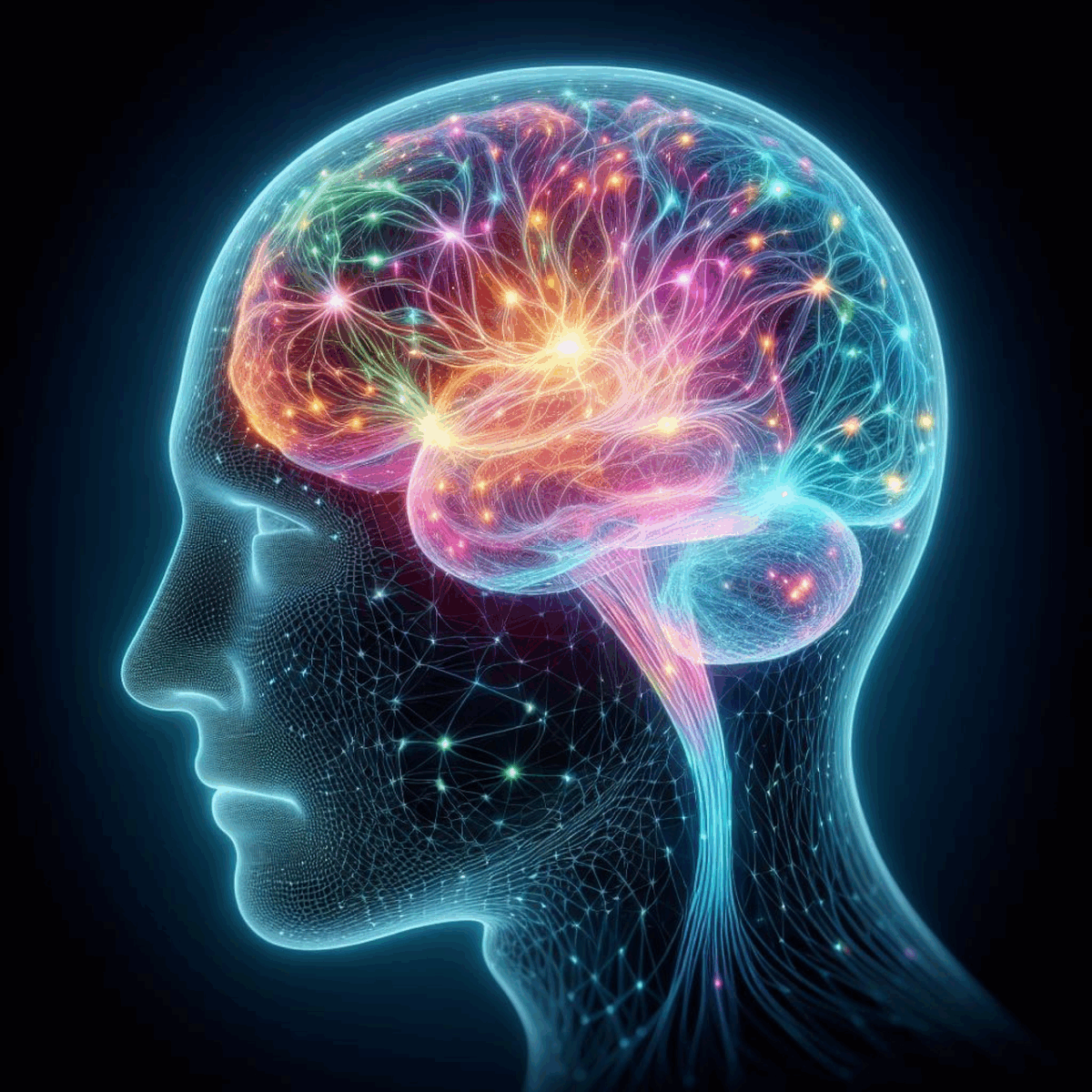 AI-generated brain image representing a mindset reset for business owners