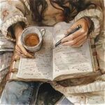 Morning journaling as part of an entrepreneur morning routine